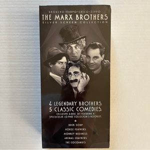 NWT Marx Brothers SilverScreen Collection DVD 6-Disc BoxSet Collector's Booklet